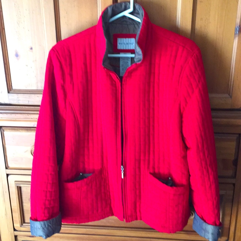 Red Quilted jacket